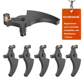 Rivershine 59843700 Trimmer Replacement Lever Compatible with Black & Decker ST7000 ST7700 Type 1, 6-Pack Lever Replaces Part Number for 598437-00, 714394862341 (6 Pack)
