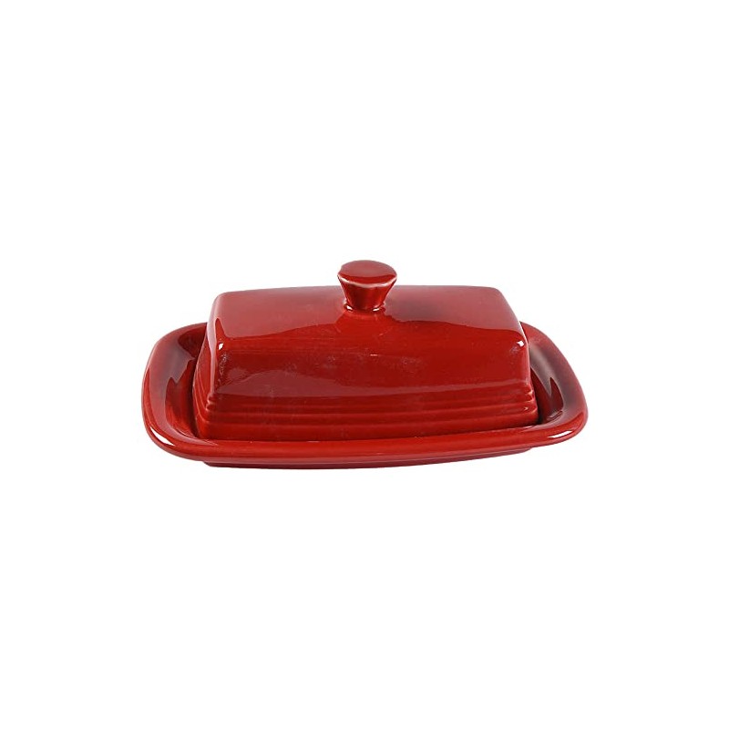 Fiesta® Covered Butter Dish XL, 8" – Durable Ceramic, Lead-Free,