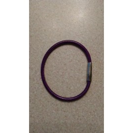 LUCKY LINE  81101 PURPLE TWISTY KEY RING MADE IN USA