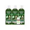 3 Shampoos Aceite De Romero 500ml C/u + Aceite Bergamota