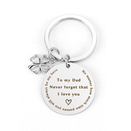 Dad Christmas Gifts for Dad Gifts,Daddy Christmas Gifts,Christmas Presents for Dad,Father Day Gifts from Daughter,Father's Day Gifts,Dad Keyring,Fathers Day Keychain,Xmas Gifts for Dad Birthday Gifts