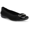 Anne Klein ULIVERA Ballet Flat,Black,7.5
