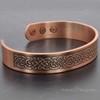 Copper Magnetic Bracelet Men Women Celtic Copper Bangle Cuff Neodymium