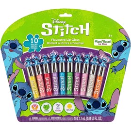 Stitch Brillo Labial Vegetal 10 pzas Niñas Regalo Fiesta