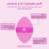 Real Techniques Miracle 2-In-1 Powder Puff, Dual-Sided Makeup Blending Puff,