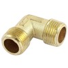 Sourcingmap Air Compressor 3/8 BSP M/M Thread 90 Degree Joint