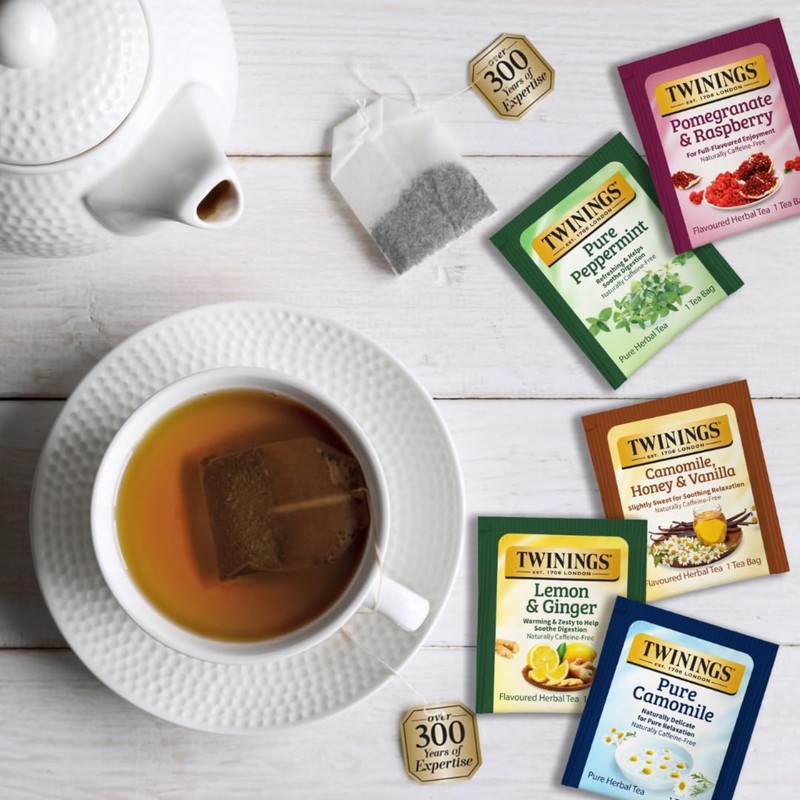 Twinings Herbal Tea Variety Pack - 26 Individually Wrapped Herbal