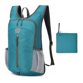 Ultralight backpack, Foldable Durable hiking backpack 30×16×48cm, Waterproof rucksack for Outdoor Sport Travelling Walking Hiking Camping Biking unisex (green)