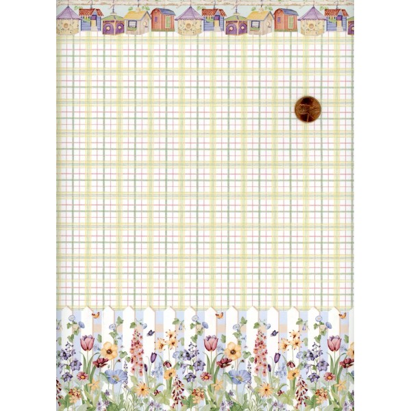 MINI Graphics Dollhouse Wallpaper / 3 Sheets of Mini Graphics