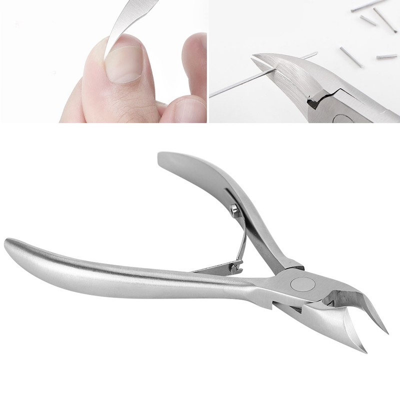 Pedicure Scissor Double Spring Nail Clipper Ingrown Toenail Dead Skin