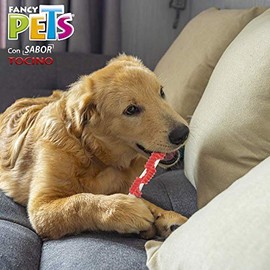 Fancy Pets Juguete Dental en Forma de Fémur Sabor Tocino para Perro Tamaño Grande                                                                     