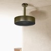 AULEEND，high pressure shower heads，with Anti-Clog Rubber Jets - 360° Rotation