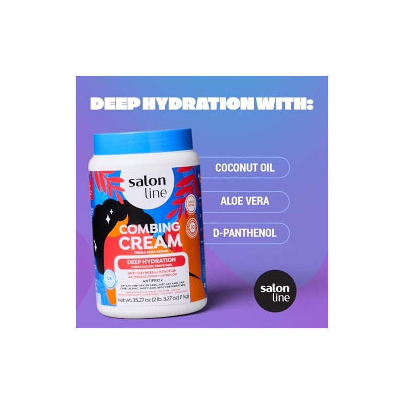 Linha Tratamento (Creme Para Pentear) Salon Line - Hidratacao Profunda