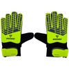 Vizari Junior Saver Soccer Goalkeeper Gloves (4, Yellow/Grey/Black)
