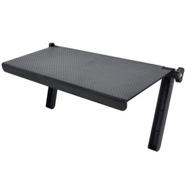 TV Top Shelf, Screen Top Shelf, TV Edge Screen Shelf, 33 x 16 cm, Platform, Black, Bracket, Adjustable Screen Shelf, Monitor Storage Shelf, for TV Box, Camera, Router
