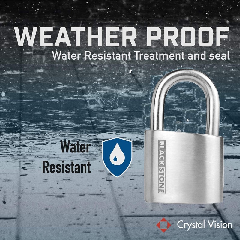 Crystal Vision Anti-Theft Loud 130db Alarm Lock Weather Proof Heavy