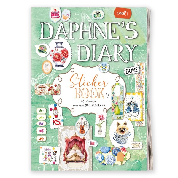 Daphne's Diary Sticker Book | 900 Creative Stickers | Ideal