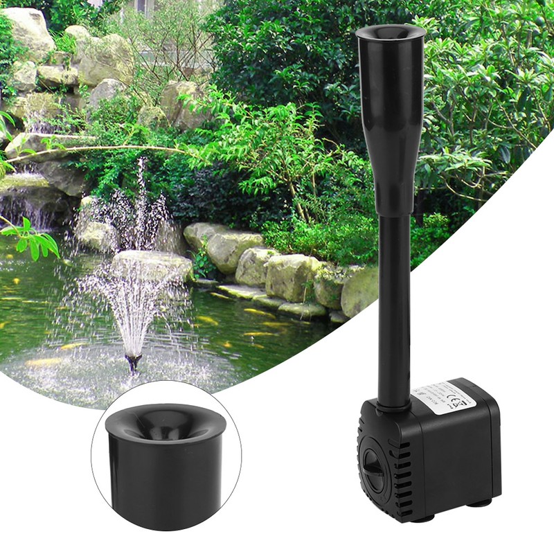 Plastic 3 in 1 600L/H 8W Aquarium Fish Tank Submersible