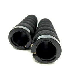 WW (Wishingwell) Fashion Grip, Lightweight, 9 Colors, 2 Types, Lock-On, EVA & Sponge Material (Black, Cornefam)