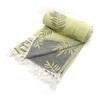Evagone Jacquard Premium Peshtemal Lotus Pattern (Beach Towel aslo for