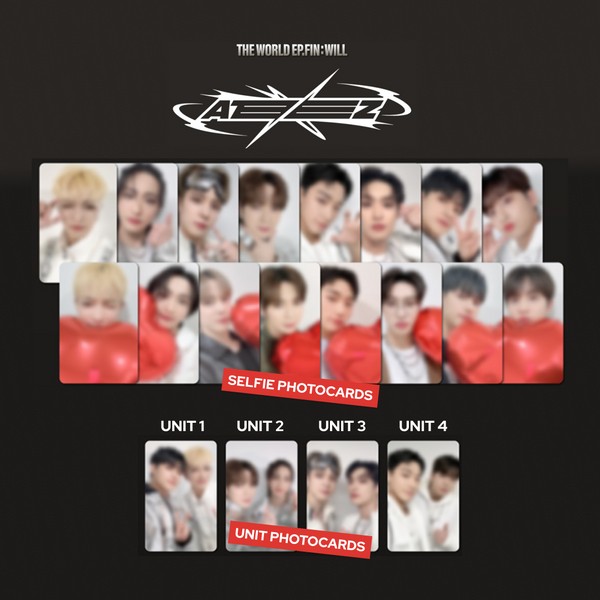 ATEEZ [PHOTOCARD] ATEEZ THE WORLD EP.FIN : WILL Silver and