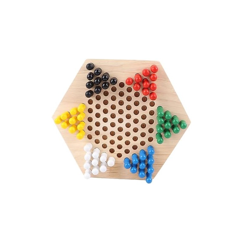 Juego de Damas, Tablero Hexagonal de para ni os (Exclusivo