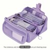 Large Pencil Case High Capacity Holder Box Storage bag Desk