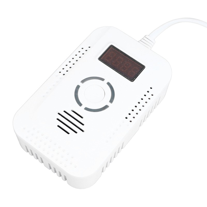 CO Gas Alarm Digital Display High Sensitivity Sound Light Warning