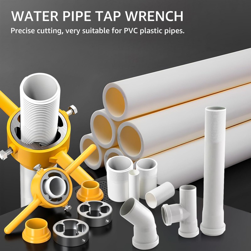 PVC Thread Maker Tool, NPT Die Set, Plastic Pipe Thread