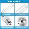 2 Pieces Bug Zapper Light Bulb 2U Type E27 20W