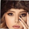 WOONEKY False Lashes Stencils Lower Eyelash Stamp Kit 5 Pairs