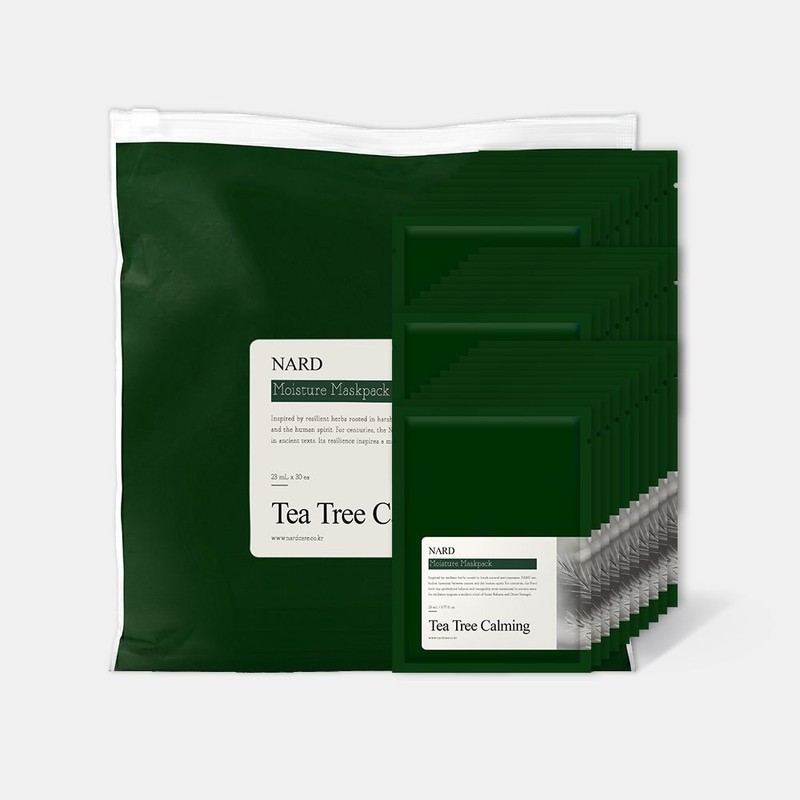 nard [30 pieces] Nad Tea Tree Calming Moisture Mask Pack