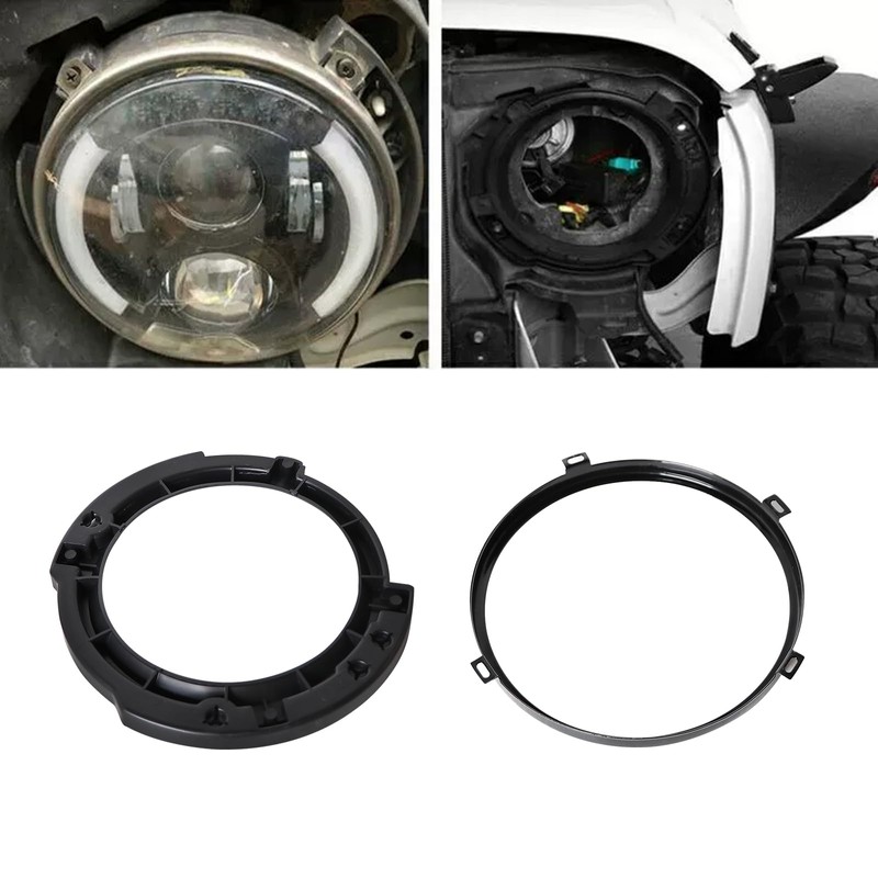 ETL INDUSTRIES 7 Inch Headlight Mounting Bracket Assembly Set with
