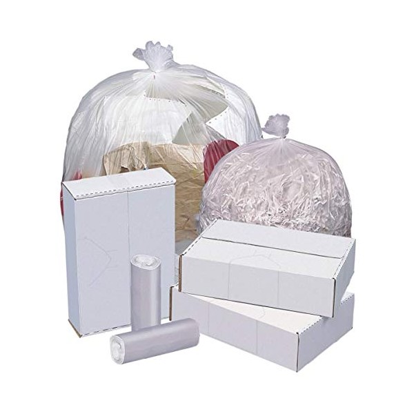 Highmark High-Density Can Liners, 6 Mic, 10 Gallons, 24" x