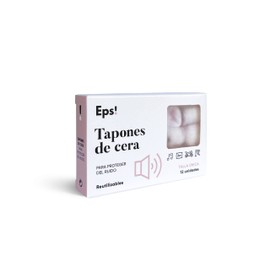 Eps! 12 Pack Wax Ear Plugs for Good Sleep Ear Plugs Noise Cancelling Ear Plugs for Loud Noise Hearing Protection Reusable One Size Fits All