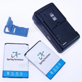 For LG 2x 4570mAh battery+Univer