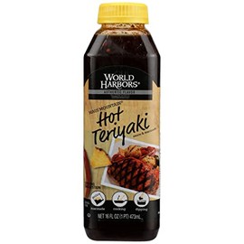 World Harbors Hot Teriyaki, 16 Fl Oz (Pack of 6)