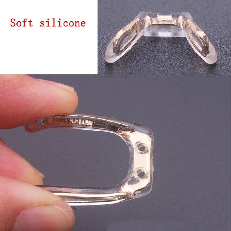 Glasses Nose Pad Bridge Silicone Metal Core Saddle Nose Support