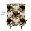 Ulticool Shower Curtain - Panther Leopard Chic - 180 x