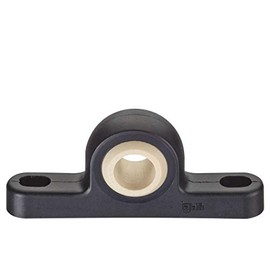 Pillow block bearing: maintenance-free dry running KSTM-16 / diameter d1 = 16 mm / d2 = 6.6 mm / h1 = 18 mm.