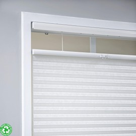 Eclipse Light-Filtering Top Down Bottom Up Cellular Shades - Cordless Window Covering for Home or Office, Energy-Saving Light Filtering Shades, Easy Lift System - White, 35 W x 84 L