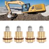 4Pcs Excavator Joystick Handle Burr Free Exquisite Professional Joystick Pusher