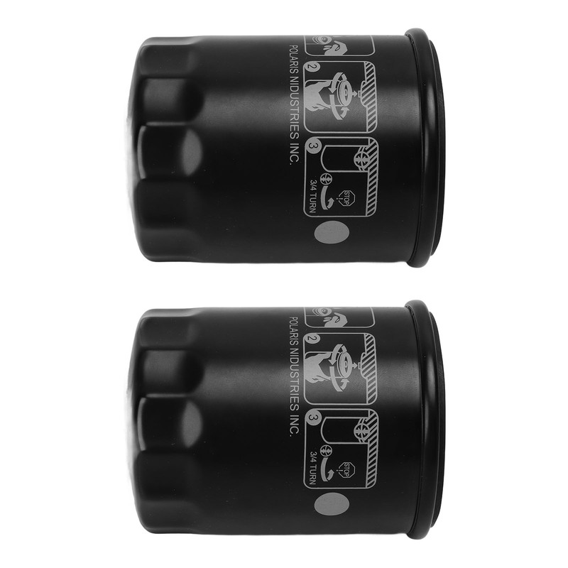 2PCS Oil Filter 2540086 Oil Cleaner Steel Cylindrical Replacement for