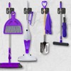 KLEBV Broom Holder Wall Mount Screw Drilling, Sturdy Heavy Duty