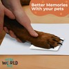 Better World Pets Paw Print + Photo Keepsake Frame Holds