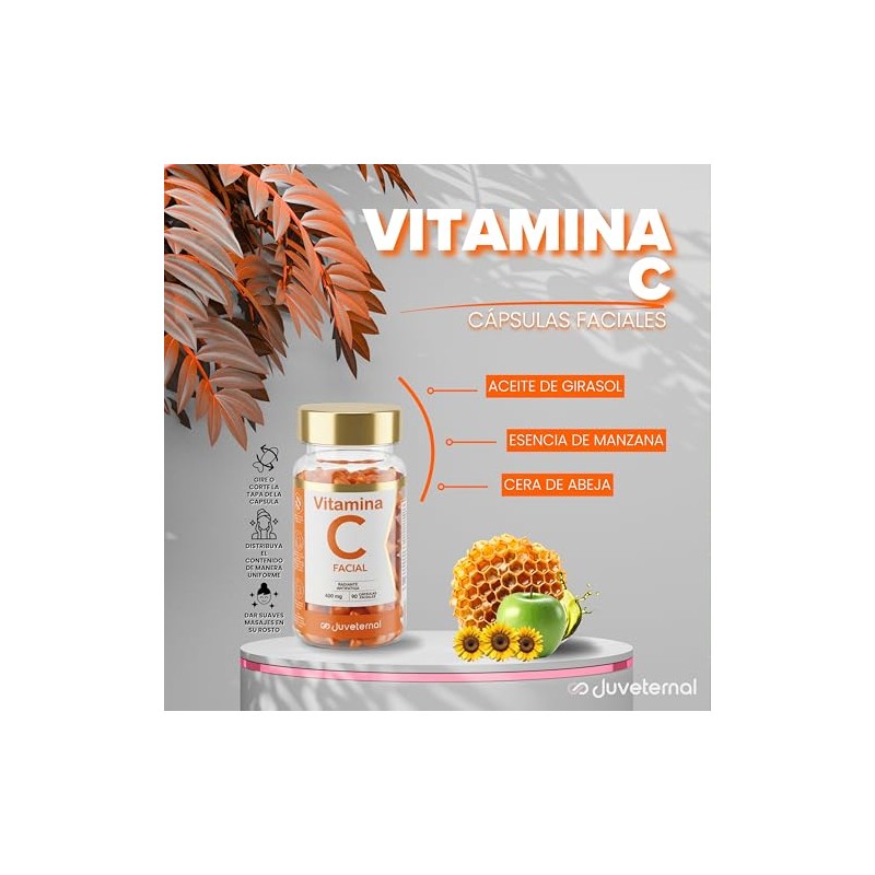 Juveternal Kit 6 Frascos Cápsulas Faciales Ácido Hialurónico + Colágeno