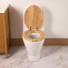 Toilet Seat, Solid Wood, Rubber Wood, High Gloss Finish, PIKLiDS