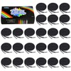 Auihiay 24 Pairs 31 inches Flat Shoelaces, Black Flat Sneakers