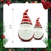HEITMANN DECO Ceramic Santa Claus Set, Approx. 16 x 10.6