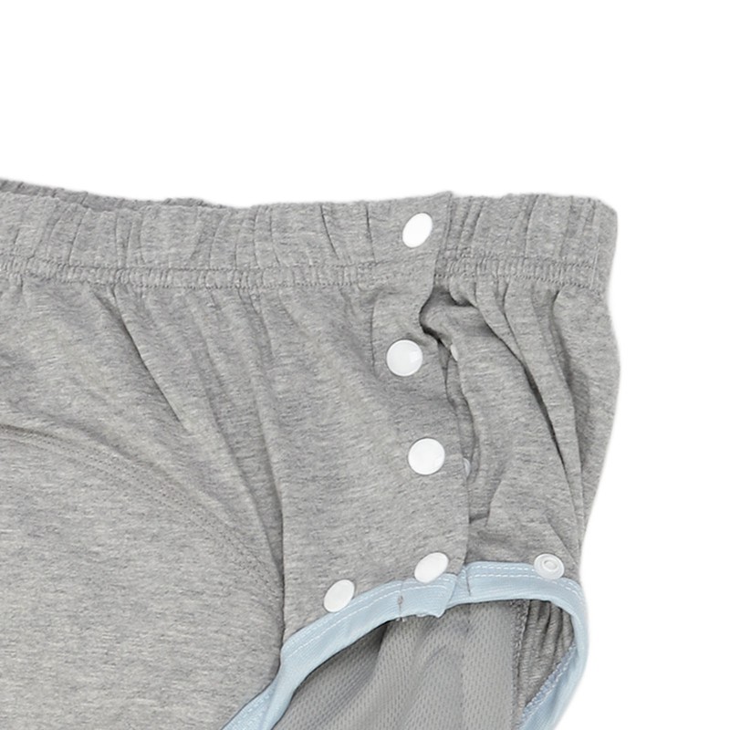 Adult Cloth Diaper XXL Light Gray High Absorption Leak Free